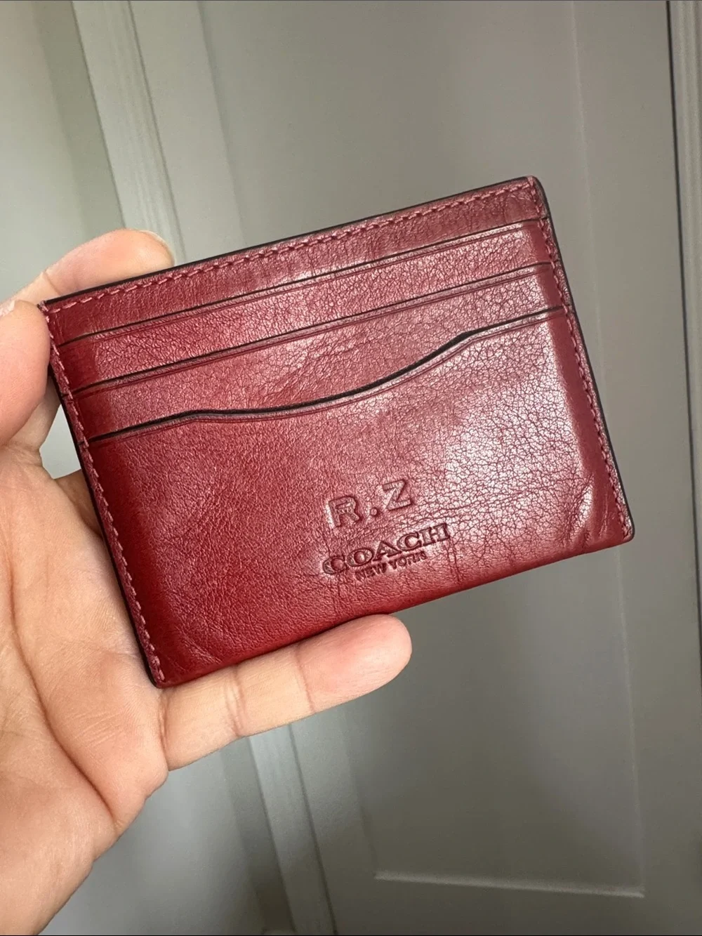 🤍Coach Genuine Leather Card Holder